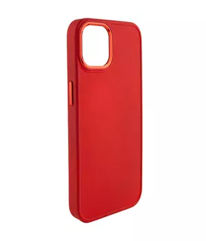 TPU чехол Bonbon Metal Style для Apple iPhone 14 Plus (6.7") Красный / Red