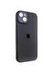 Чохол TPU+Glass Sapphire Midnight для Apple iPhone 14 Plus (6.7") Чорний / Black