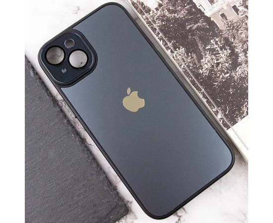 Чохол TPU+Glass Sapphire Midnight для Apple iPhone 14 Plus (6.7") Чорний / Black