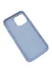 Шкіряний чохол Bonbon Leather Metal Style with MagSafe Apple iPhone 14 Plus (6.7") Синій / Mist blue