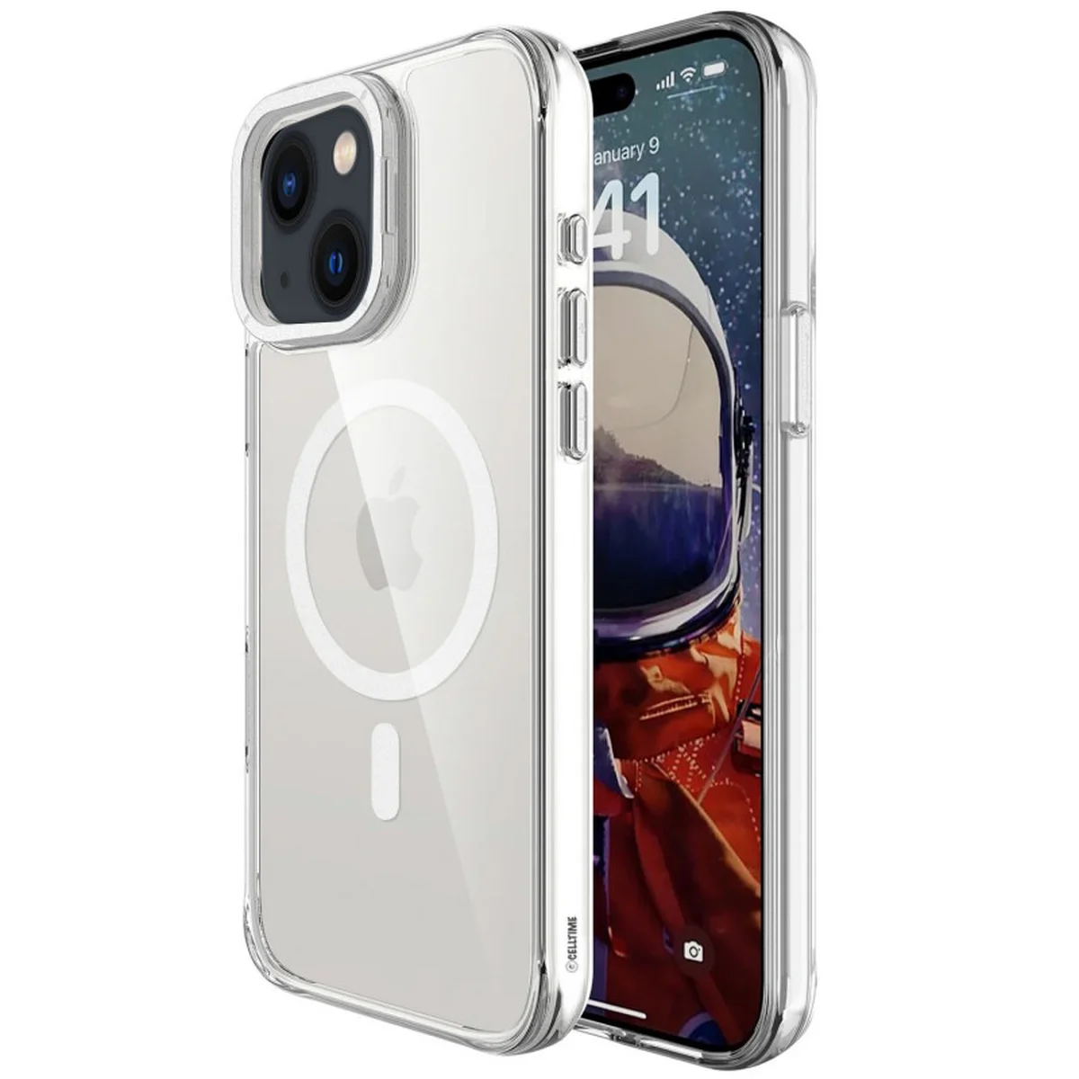 Чохол TPU Space Case Apex with MagSafe для Apple iPhone 14 Plus / 15 Plus (6.7") Silver