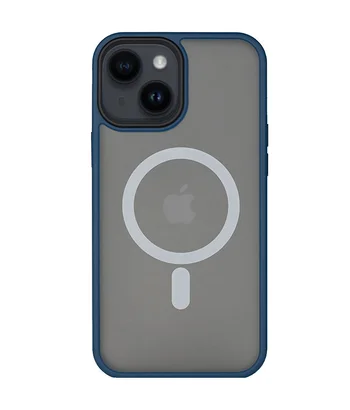 TPU+PC чохол Metal Buttons with MagSafe для Apple iPhone 14 Plus (6.7") Синій TPU+PC чохол Metal Buttons with MagSafe для Apple iPhone 14 Plus (6.7") Синій