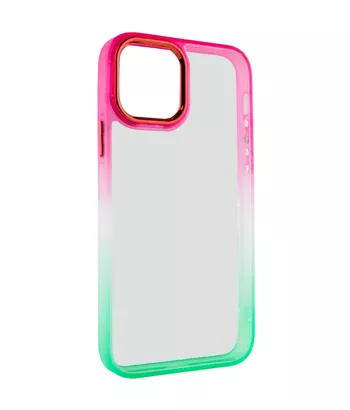 Чехол TPU+PC Fresh sip series для Apple iPhone 14 Plus (6.7") Салатовый / Розовый Чехол TPU+PC Fresh sip series для Apple iPhone 14 Plus (6.7") Салатовый / Розовый