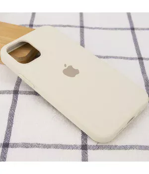 Чохол Silicone Case Full Protective (AA) для Apple iPhone 14 Plus (6.7") Бежевий / Antigue White