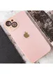 Чехол TPU+Glass Sapphire Midnight для Apple iPhone 14 Plus (6.7") Розовый / Pink Sand