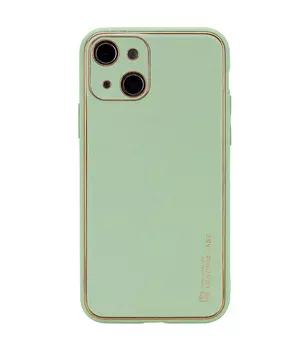 Шкіряний чохол Xshield для Apple iPhone 14 Plus (6.7") Зелений / Pistachio