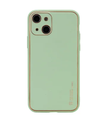 Шкіряний чохол Xshield для Apple iPhone 14 Plus (6.7") Зелений / Pistachio