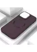 TPU чохол Bonbon Metal Style with MagSafe для Apple iPhone 14 Plus (6.7") Бордовий / Plum