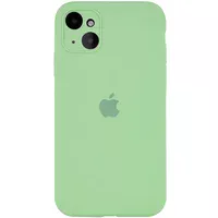 Чохол Silicone Case Full Camera Protective (AA) Apple iPhone 14 Plus (6.7") М'ятний / Mint