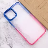 Чохол TPU+PC Fresh sip series для Apple iPhone 14 Plus (6.7") Рожевий / Синій