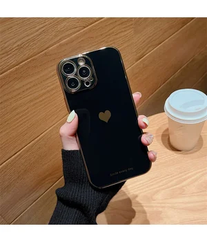 Силіконовий чохол "Aesthetic Love" для iPhone 15 Pro Max Чорний