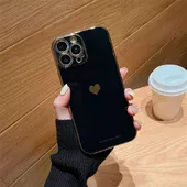 Силиконовый чехол "Aesthetic Love" для iPhone 14 Pro Max Черный