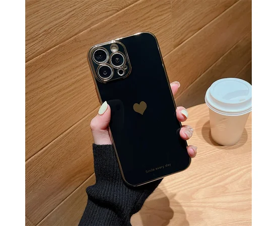 Силиконовый чехол "Aesthetic Love" для iPhone 14 Pro Черный