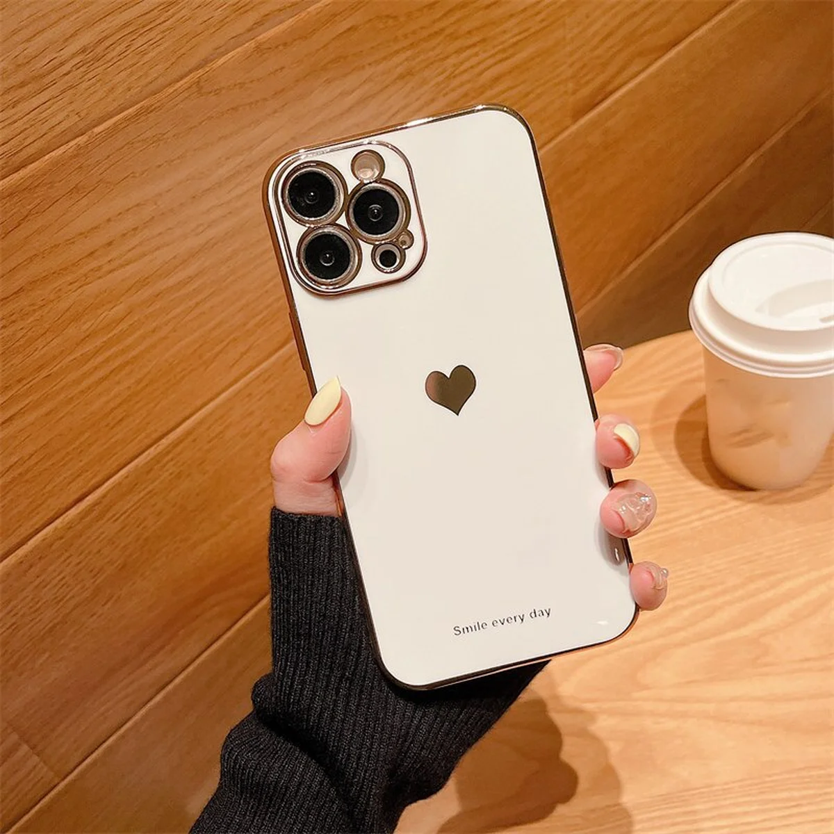 Силиконовый чехол "Aesthetic Love" для iPhone 12 Pro Max Белый