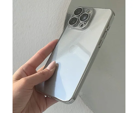 Чехол TPU+PC Glittershine для Apple iPhone 14 Pro Max (6.7") Silver