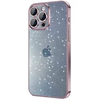 Чехол TPU+PC Glittershine для Apple iPhone 14 Pro Max (6.7") Rose Gold