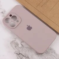 Чехол Silicone Case Full Camera Protective (AA) для Apple iPhone 14 Pro Max (6.7") Серый / Lavender / PVH