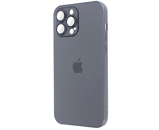 Чехол TPU+Glass Sapphire matte case для Apple iPhone 14 Pro Max (6.7") Graphite Black