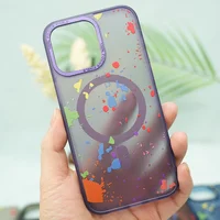 Чохол TPU+PC Flush with MagSafe для Apple iPhone 14 Pro Max (6.7") Dark purple