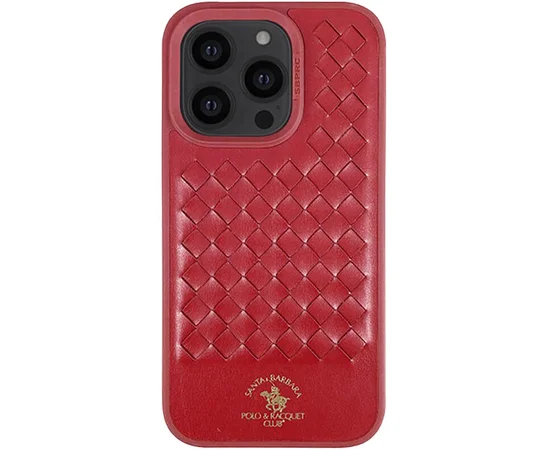 Шкіряний чохол Polo Santa Barbara для Apple iPhone 14 Pro Max (6.7") Red