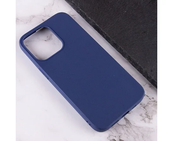 Силіконовий чохол Candy для Apple iPhone 14 Pro Max (6.7") Синій