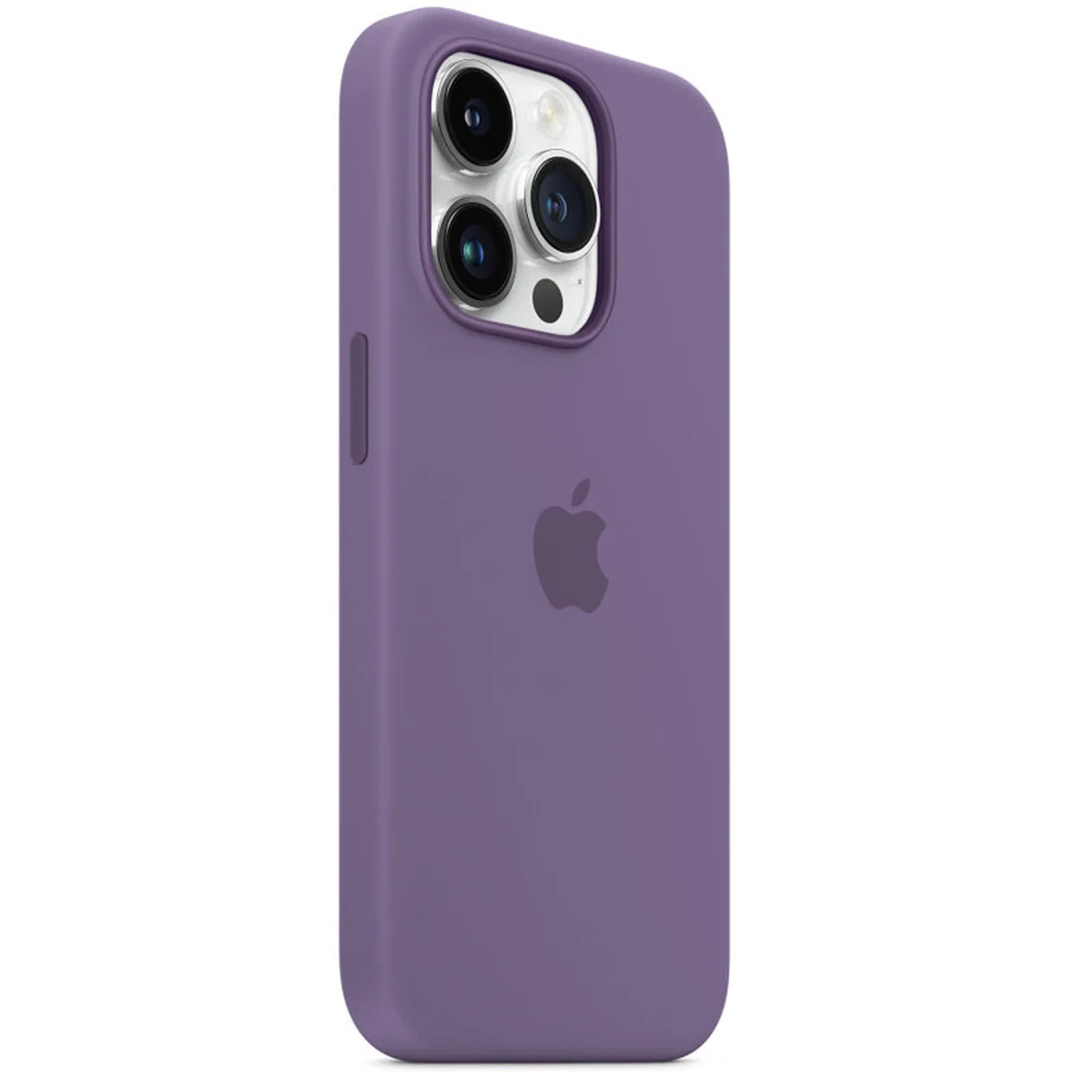 Чехол Silicone case (AAA) full with Magsafe для Apple iPhone 14 Pro Max (6.7") Фиолетовый / Iris
