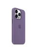 Чехол Silicone case (AAA) full with Magsafe для Apple iPhone 14 Pro Max (6.7") Фиолетовый / Iris