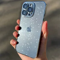 Чехол TPU+PC Glittershine для Apple iPhone 14 Pro Max (6.7") Silver