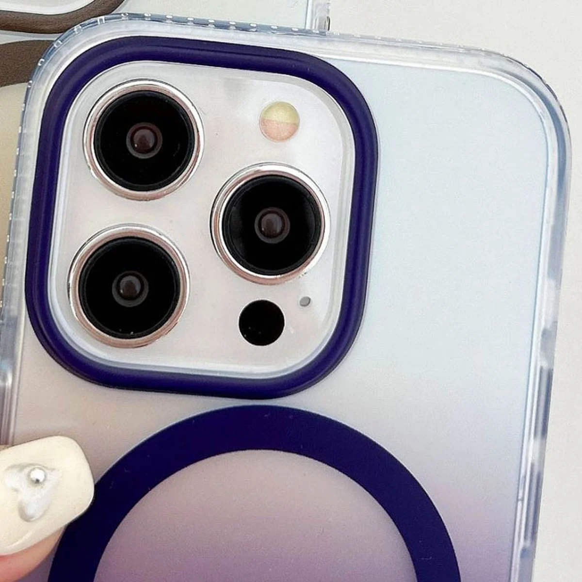 Чохол TPU+PC Shadow with MagSafe для Apple iPhone 14 Pro Max (6.7") Purple