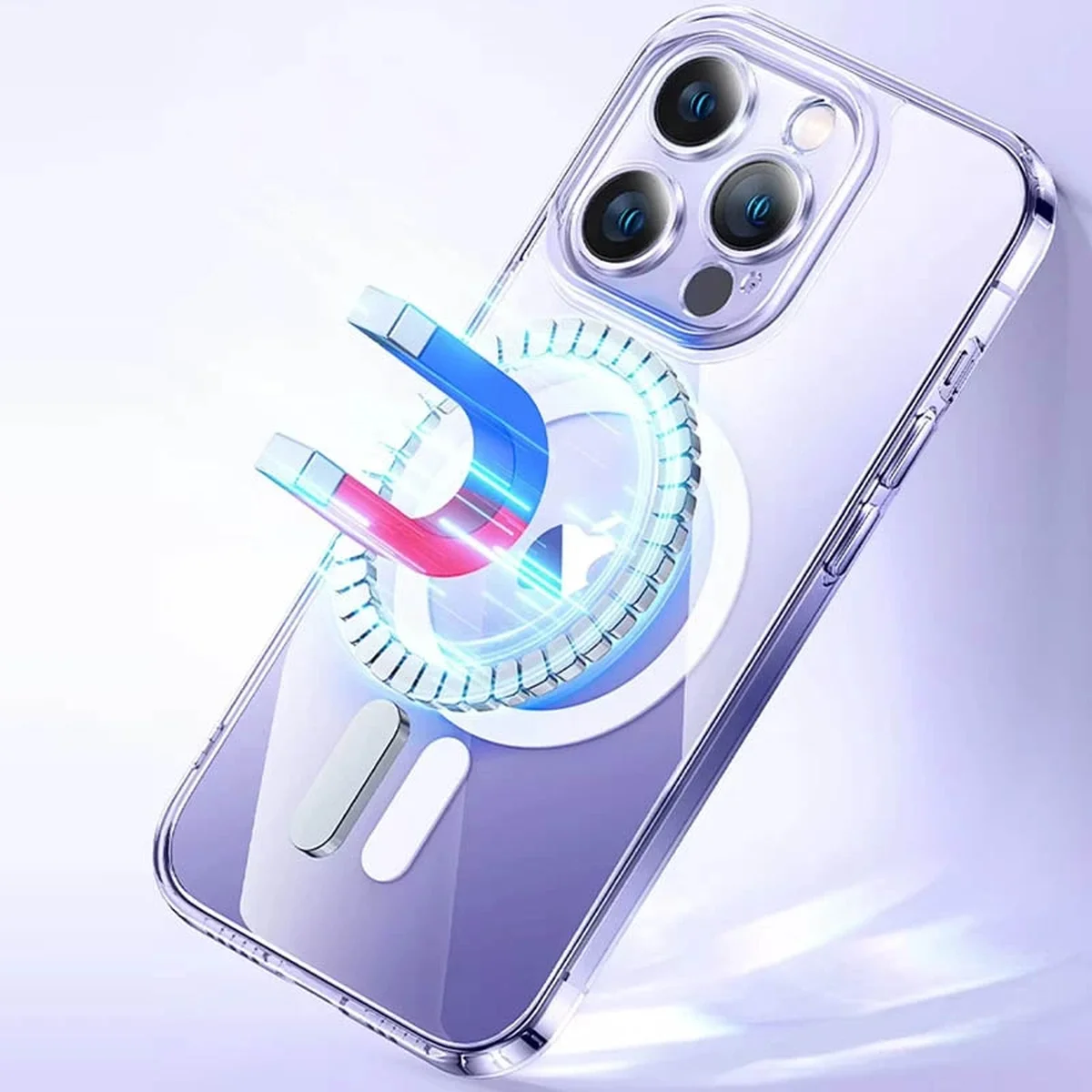 Чехол TPU Clear Case with MagSafe для Apple iPhone 14 Pro Max (6.7") Clear