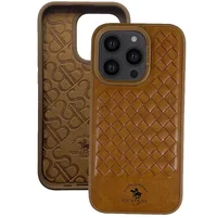 Кожаный чехол Polo Santa Barbara для Apple iPhone 14 Pro Max (6.7") Brown