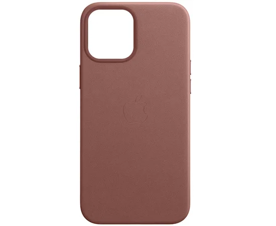 Кожаный чехол Leather Case (AAA) with MagSafe and Animation для Apple iPhone 14 Pro Max (6.7") Umber