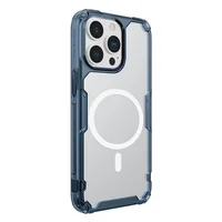 TPU чехол Nillkin Nature Pro Magnetic для Apple iPhone 14 Pro Max (6.7") Синий (прозрачный)