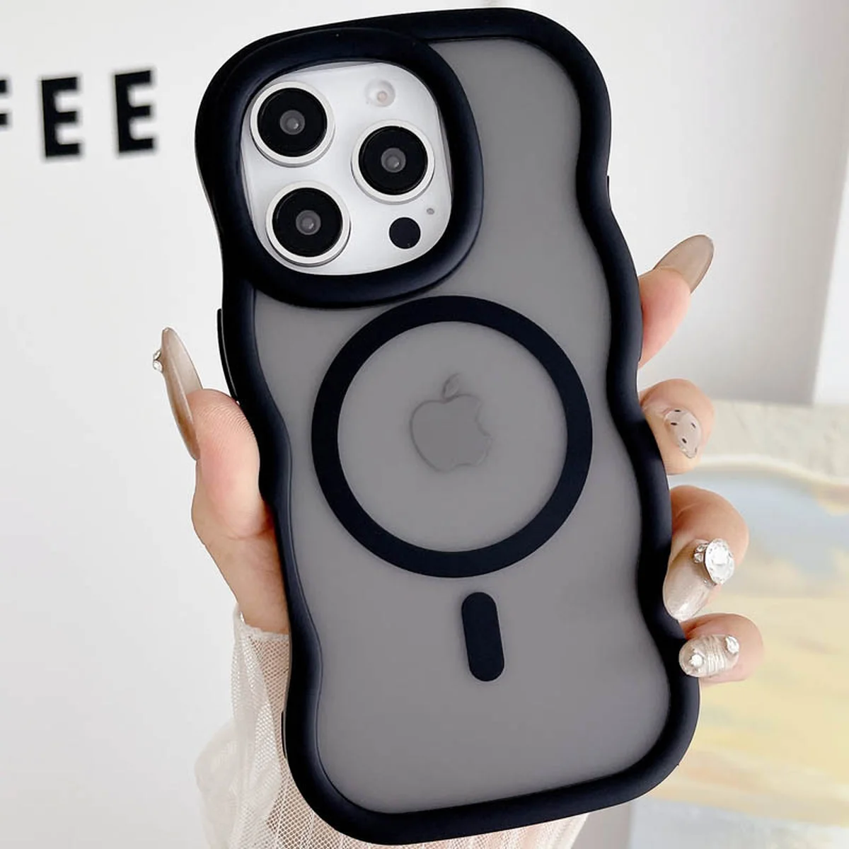 Чехол TPU+PC Undine with MagSafe для Apple iPhone 14 Pro Max (6.7") Black