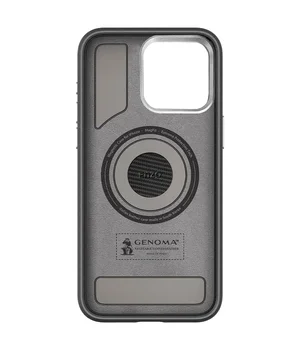 Чохол PC+Leather SGP with MagSafe для Apple iPhone 14 Pro Max (6.7") Carbon