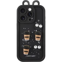 Чехол TPU Toys Case with Ears для Apple iPhone 14 Pro Max (6.7") Black