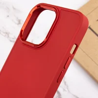 TPU чехол Bonbon Metal Style для Apple iPhone 14 Pro Max (6.7") Красный / Red