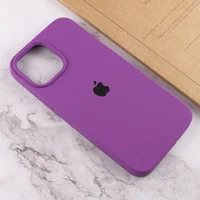 Чехол Silicone Case Full Protective (AA) для Apple iPhone 14 Pro Max (6.7") Фиолетовый / Grape