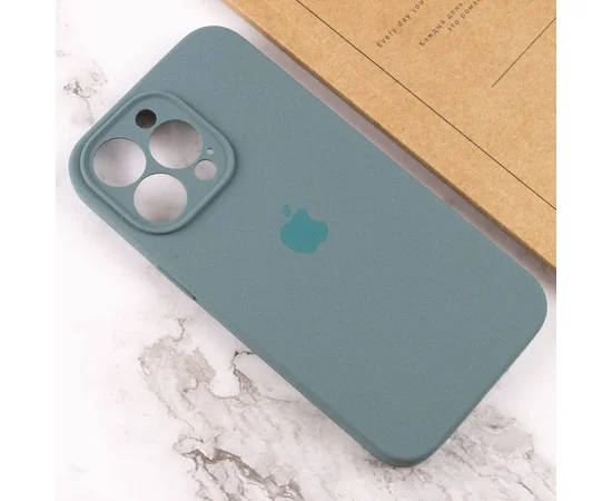 Чохол Silicone Case Full Camera Protective (AA) Apple iPhone 14 Pro Max (6.7") Зелений / Pine green