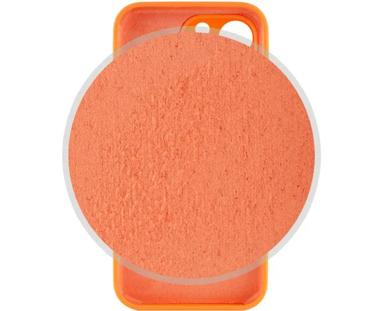 Чехол Silicone Case Full Camera Protective (AA) для Apple iPhone 14 Pro Max (6.7") Оранжевый / Kumquat