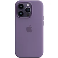 Чехол Silicone case (AAA) full with Magsafe для Apple iPhone 14 Pro Max (6.7") Фиолетовый / Iris