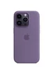 Чехол Silicone case (AAA) full with Magsafe для Apple iPhone 14 Pro Max (6.7") Фиолетовый / Iris