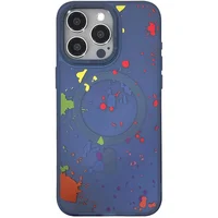 Чехол TPU+PC Flush with MagSafe для Apple iPhone 14 Pro Max (6.7") Dark blue