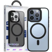 TPU+PC чехол Blueo Skin Friendly Frosted with MagSafe для Apple iPhone 14 Pro Max (6.7") Черный
