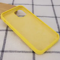 Чехол Silicone Case Full Protective (AA) для Apple iPhone 14 Pro Max (6.7") Желтый / Yellow