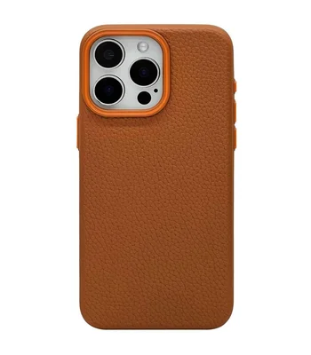 Чохол Syndee with MagSafe для Apple iPhone 14 Pro Max (6.7") Golden Brown