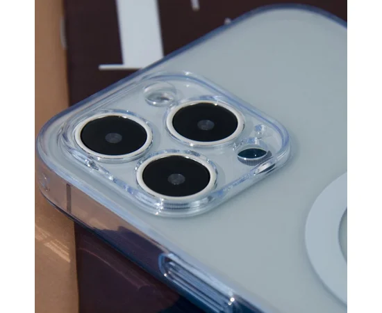 Чехол TPU+Glass Firefly для Apple iPhone 14 Pro Max (6.7") Прозрачный