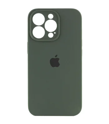 Чохол Silicone Case Full Camera Protective (AA) для Apple iPhone 14 Pro Max (6.7") Зелений / Cyprus Green