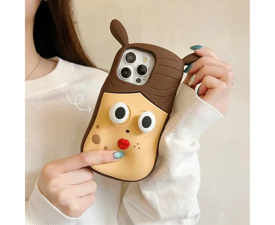 Силиконовый чехол Funny 3D для Apple iPhone 14 Pro Max (6.7") She