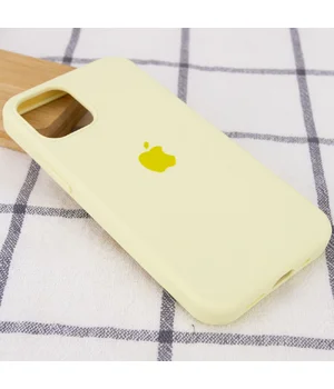 Чохол Silicone Case Full Protective (AA) Apple iPhone 14 Pro Max (6.7") Жовтий / Mellow Yellow